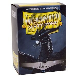 Dragon Shield 100 Standard Matte Sleeves Jet